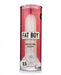 Clear Perfect Fit Fat Boy Micro Ribbed Sheath 6.5 inches in cylindrical packaging with red and white label.