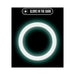 Glow-in-the-dark silicone cock ring with smooth, stretchy design for comfort and durability.