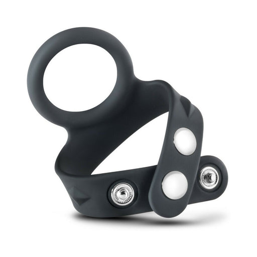 Performance - Vs7 - Silicone Cock & Ball Strap Large - Black - SexToy.com