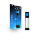 Performance VX10 smart pump with clear cylinder and digital display next to its blue and black packaging box.