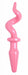 Piggy Tail Butt Plug Pink | SexToy.com
