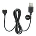 Black USB charging cable with magnetic connector and Desires label for Pillow Talk Secrets massager set.