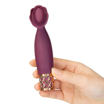 Pillow Talk Secrets Passion Rechargeable Silicone Clitoral Vibrator Wine - SexToy.com