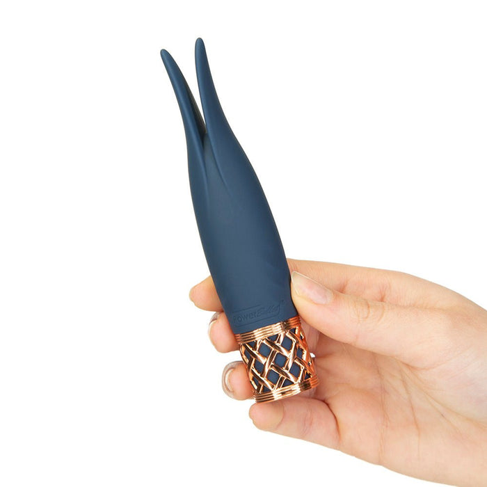 Pillow Talk Secrets Playful Rechargeable Silicone Clitoral Vibrator Navy - SexToy.com