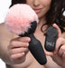 Pink Bunny Tail Vibrating Anal Plug | SexToy.com