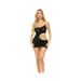 Pink Lipstick All You Need Cut Out Dress Black O/s - SexToy.com
