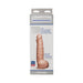 Beige realistic dildo with suction cup in TitanMen Piss Off packaging, compatible with Vac-U-Lock harnesses.