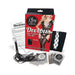 Play With Me Devious Lingerie Kit with fishnet stockings, vegan leather flogger, foreplay and position cards, and instruction sheet.