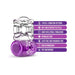Play With Me - Pleaser Rechargeable C-ring - Purple - SexToy.com