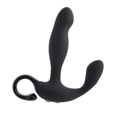 Playboy Come Hither Rechargeable Remote Controlled Silicone Vibrating Prostate Massager Black - SexToy.com