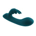 Playboy Lil Rabbit Rechargeable Silicone Dual Stimulation Vibrator Deep Teal - SexToy.com