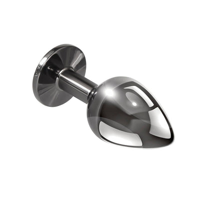 Playboy Pleasure 3 Ways 3-piece Metal Anal Plug Set Hematite - SexToy.com