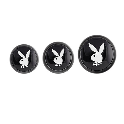 Playboy Pleasure 3 Ways 3-piece Metal Anal Plug Set Hematite - SexToy.com