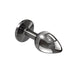Playboy Pleasure 3 Ways 3-piece Metal Anal Plug Set Hematite - SexToy.com