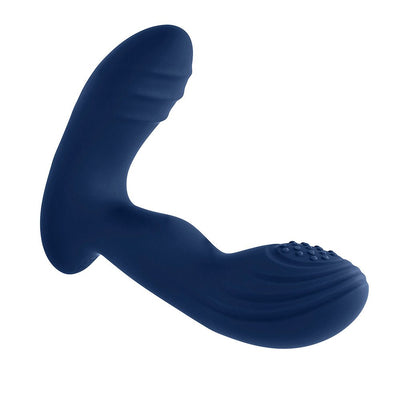 Playboy Pleasure Pleaser Rechargeable Remote Controlled Warming Vibrating Silicone Prostate Massager - SexToy.com