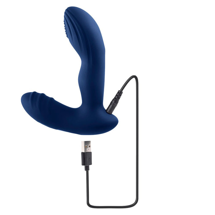 Playboy Pleasure Pleaser Rechargeable Remote Controlled Warming Vibrating Silicone Prostate Massager - SexToy.com