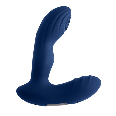 Playboy Pleasure Pleaser Rechargeable Remote Controlled Warming Vibrating Silicone Prostate Massager - SexToy.com