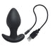 Playboy Plug & Play Rechargeable Remote Controlled Vibrating Silicone Anal Plug Navy - SexToy.com