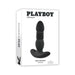 Playboy Trust The Thrust Rechargeable Remote Controlled Thrusting Vibrating Silicone Anal Plug Black | SexToy.com