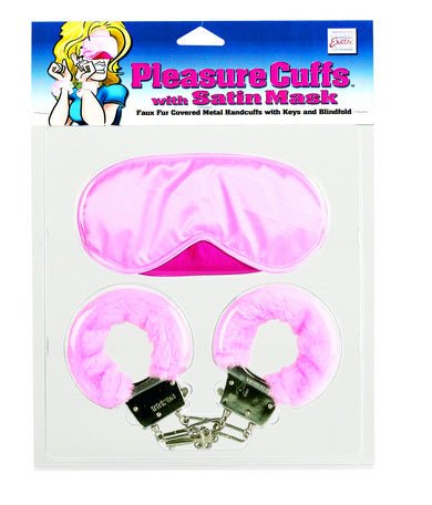 Pleasure Cuffs with Satin Mask | SexToy.com