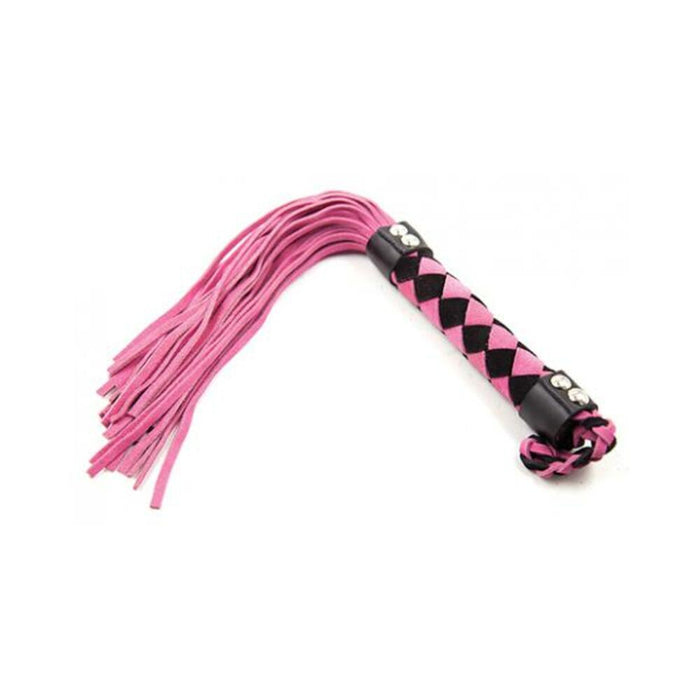 Ple'sur 15.5 In. Leather Flogger Pink | SexToy.com