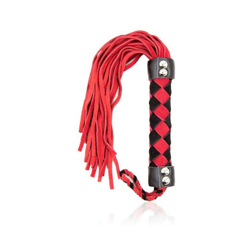 Ple'sur 15.5 In. Leather Flogger Red | SexToy.com