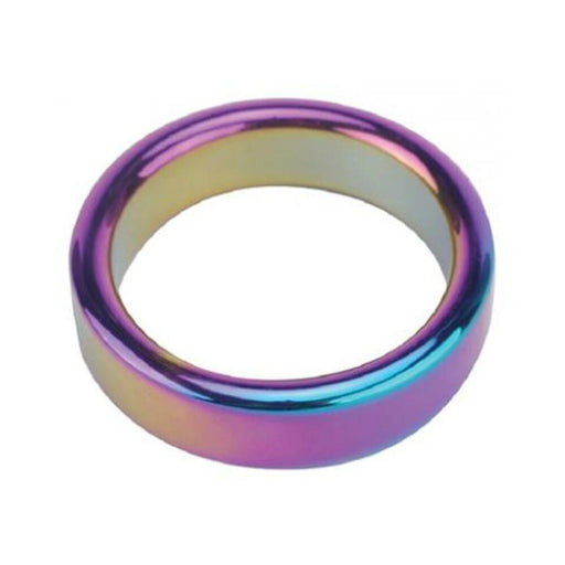 Ple'sur Ss Rainbow Cock Ring 2in X .560 X .25in - SexToy.com