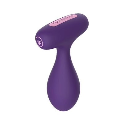 Purple Femme Funn PLUA Plug with ergonomic design and pink accents for comfortable, versatile use.