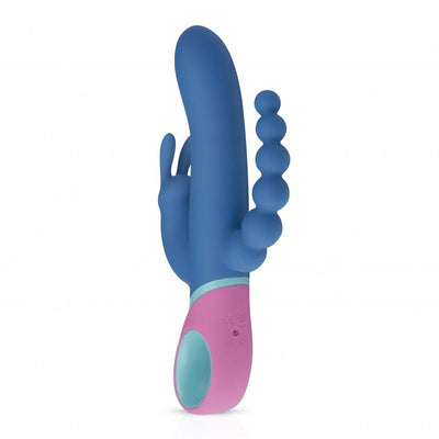 PMV20 Vice Double Vibrator Silicone Blue | SexToy.com