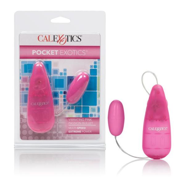 Pocket Exotics Vibrating Pink Passion Bullet | SexToy.com