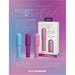 Pocket Rocket Elite rechargeable mini vibrators in sky blue, purple, and pink with removable textured silicone sleeves and packaging.
