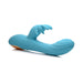 Power Bunny Snuggles Rabbit Vibe Silicone Rechargeable Teal - SexToy.com