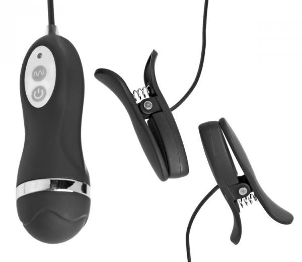 Power Pinchers 10 Mode Vibrating Nipple Clamps | SexToy.com