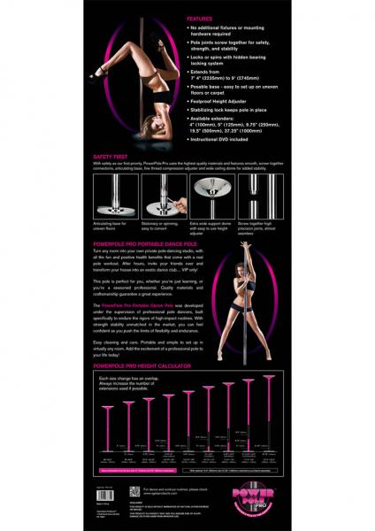 Power Pole Pro Portable Dance Pole | SexToy.com
