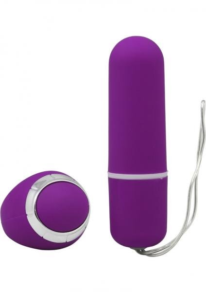 Power Ring Remote Mini Slim Bullet Waterproof 2.5 Inch Purple | SexToy.com