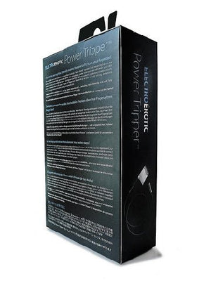 ElectroErotic Power Tripper accessory packaging with product details and black design for Neon Wand attachment.
