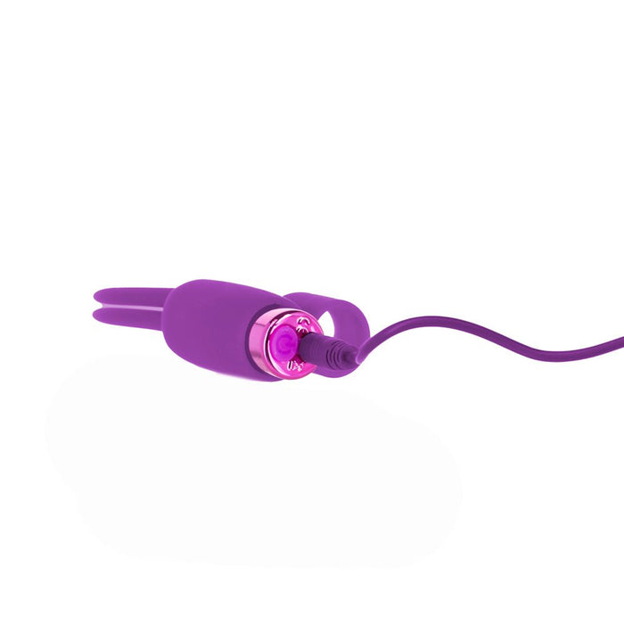 Powerbullet Teasing Tongue With Mini Rechargeable Bullet 2.5 In. Purple - SexToy.com