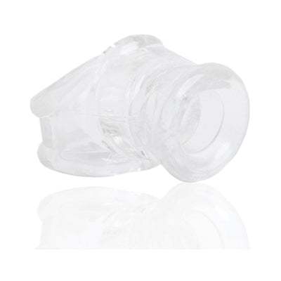 Clear flexible Powersling cocksling and ballstretcher made from soft durable material with a sling design.