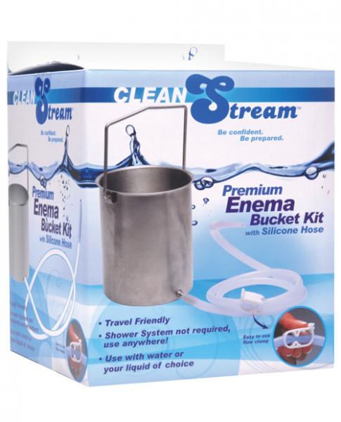 Premium Enema Bucket Kit With Silicone Hose | SexToy.com