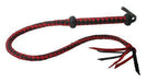 Premium Red And Black Leather Whip | SexToy.com