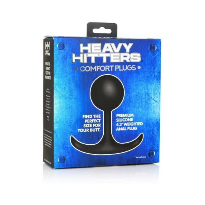 Premium Silicone Weighted Anal Plug - Large - SexToy.com