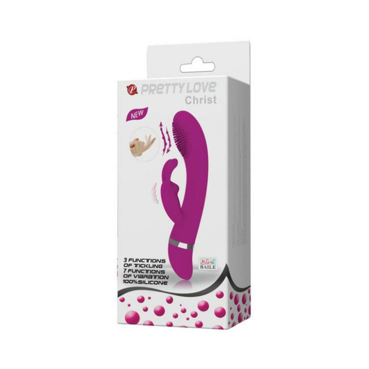 Pretty Love Christ Rabbit Vibrator 7 Function Purple - SexToy.com