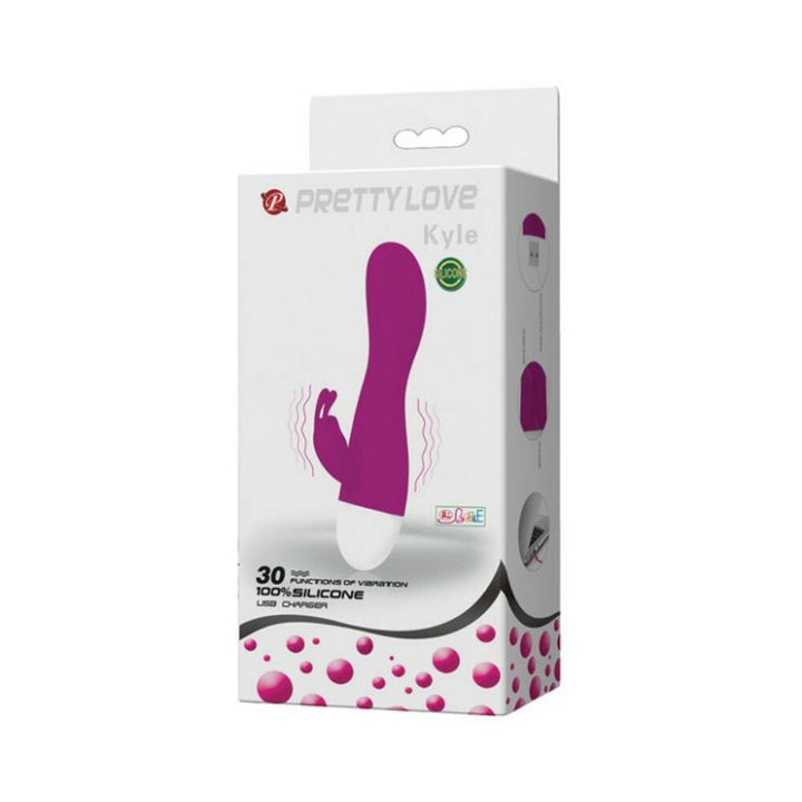 Pretty Love Kyle USB Rechargeable Vibrator Fuchsia - SexToy.com