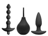 Prevision 4 Piece Silicone Anal Kit Black | SexToy.com