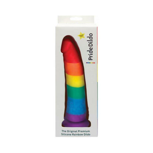 Pride Dildo Realistic Silicone Rainbow - SexToy.com