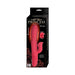 Nasstoys Princess Passion Heat silicone vibrator in pink with dual motors, USB rechargeable, and heating functions shown in black packaging.