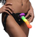 Proud Rainbow Silicone Dildo With Harness | SexToy.com