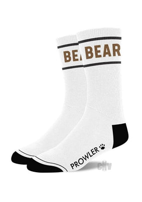Prowler Red Bear Socks Wht/brn - SexToy.com