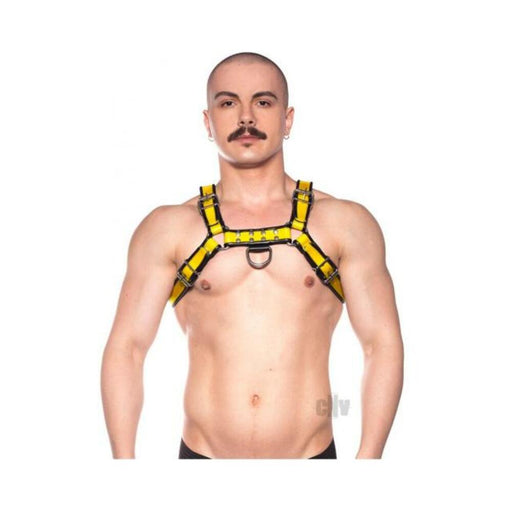 Prowler Red Bull Harness Blk/yell Xxlg - SexToy.com