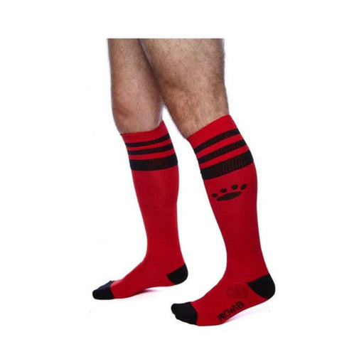 Prowler Red Football Socks Red/blk - SexToy.com